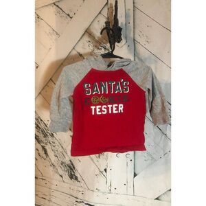 Gymboree christmas hooded shirt 6-12m